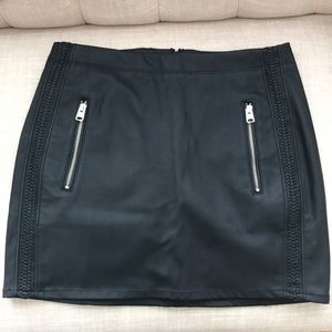Express Leather skirt